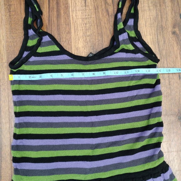 H&M Knitted Stripe Sleeveless Knee Length Dress - Picture 6 of 8
